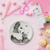 Baby Panda | Niedlich & Furry Pappteller (Party)