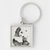 Baby Panda | Niedlich & Furry Schlüsselanhänger (Vorne)