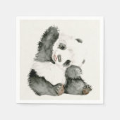 Baby Panda | Niedlich & Furry Serviette (Vorderseite)