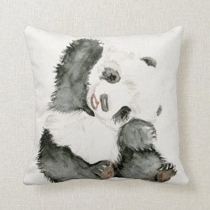 Baby-Panda   niedlich u. Pelz Kissen