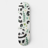 Baby Panda Pattern Skateboard (Vorderseite)