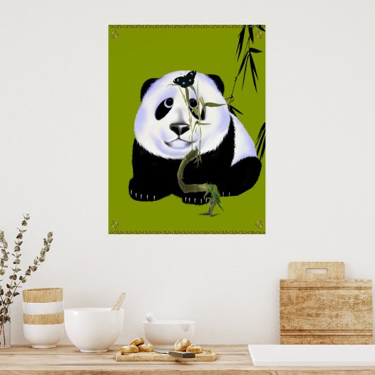 Baby Panda Poster (Küche)