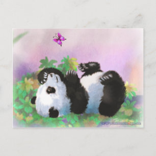 Baby Panda Postkarte