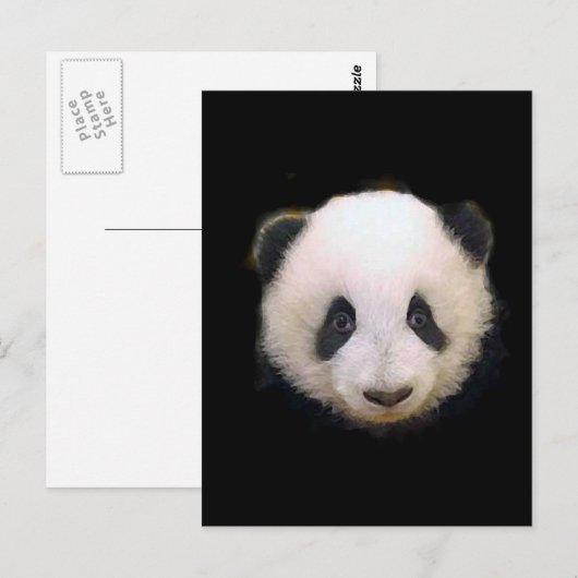 Baby Panda Postkarte (Vorne/Hinten)