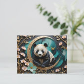 Baby Panda Postkarte (Stehend Vorderseite)