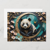 Baby Panda Postkarte (Vorne/Hinten)