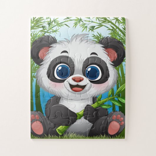 Baby Panda  Puzzle (Vertikal)