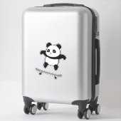Baby Panda Skateboard Aufkleber (Koffer)