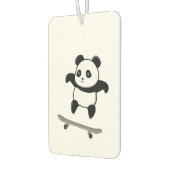 Baby Panda Skateboard Autolufterfrischer (Links)
