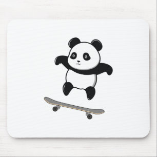 Baby-Panda-Skateboard Mousepad