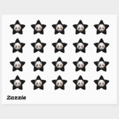 Baby Panda Star Sticker (Blatt)