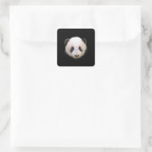 Baby Panda Sticker - Aufkleber auf dem Platz (Tasche)