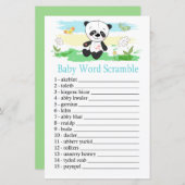Baby Panda Wortspiel (Vorne/Hinten)