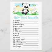 Baby Panda Wortspiel (Vorderseite)
