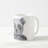 Baby Panda Zeichnend Tasse