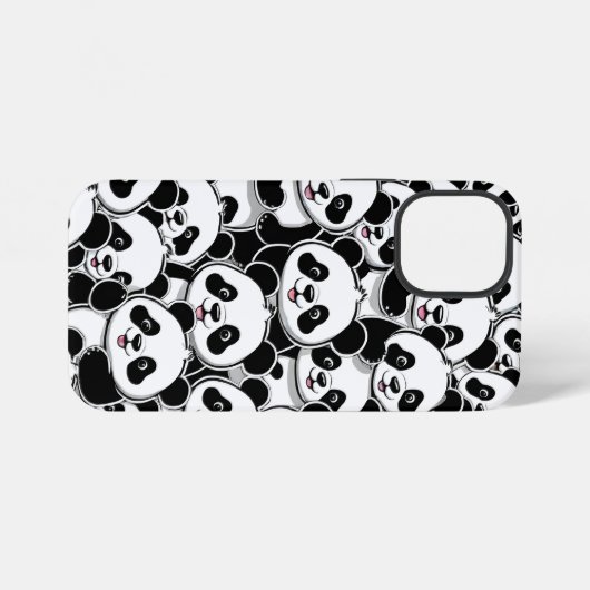 Baby Pandas iPhone Hülle (Rückseite (Horizontal))