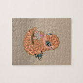 Baby Pangolin mit Ameise Puzzle (Horizontal)