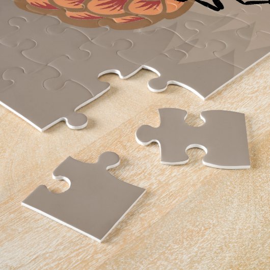 Baby Pangolin mit Ameise Puzzle (Seite)