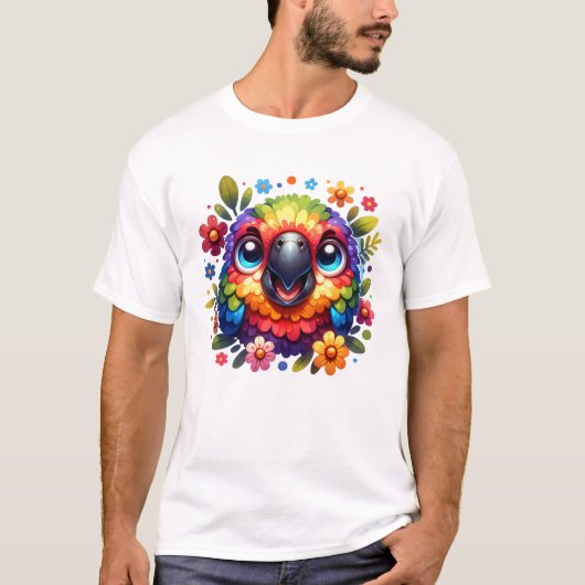 Baby-Papagei T-Shirt (Vorderseite)
