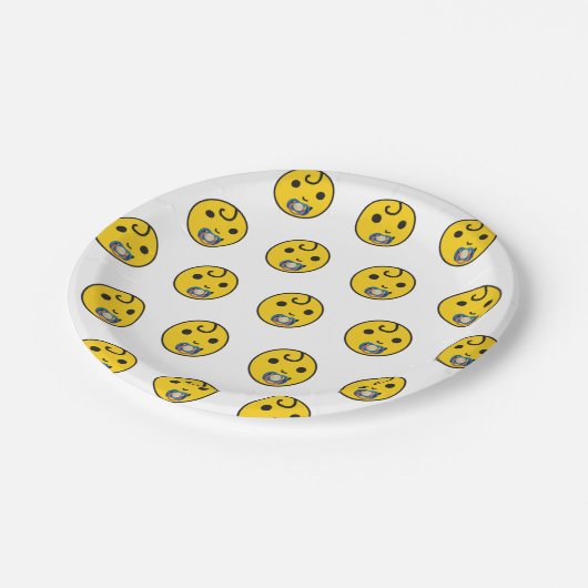 Baby. Pappteller (Schrägansicht)