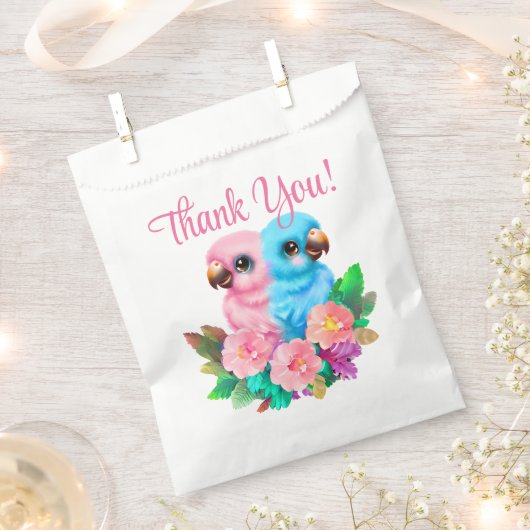 Baby Parrot Twins Geschenktütchen (Ausgeschnitten)