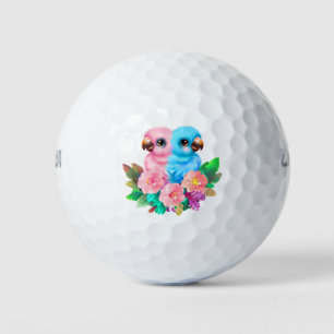 Baby Parrot Twins Golfball