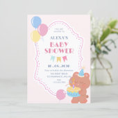 Baby-Party Einladung (Stehend Vorderseite)