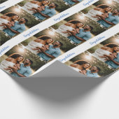 Baby-Party-Foto Geschenkpapier (Ecke)