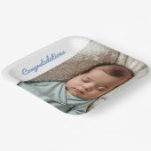 Baby-Party-Foto Pappteller (Gewinkelt)