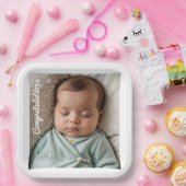 Baby-Party-Foto Pappteller (Party)