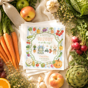 Baby-Party für kleinen Farmjungen Little Sprout Serviette