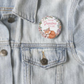 Baby-Party für Mädchen | Ur-Oma wird Großmutter Button (Beispiel)