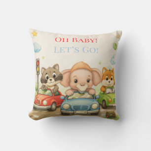 Baby-Party-Kissen   Nursery-Dekoration   Abenteuer Kissen