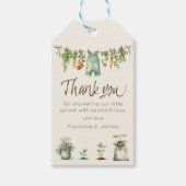 Baby-Party mit lokalem Wachstum  Geschenkanhänger (Vorderseite)