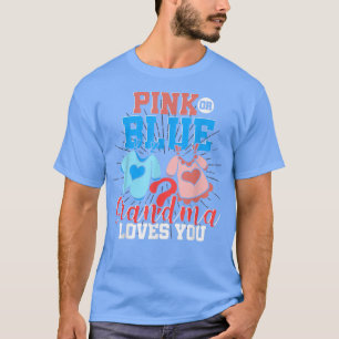Baby Party Oma Gender Reveal Party Granny Gend T-Shirt
