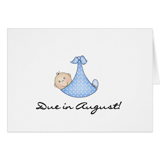 Baby passend im August (Vorderseite (Horizontal))