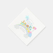 Baby Pastel White Serviette (Ecke)