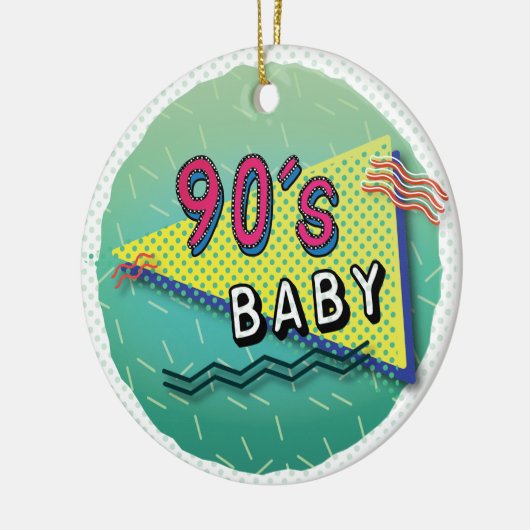 Baby Pattern Ornament der 90er Jahre (Links)