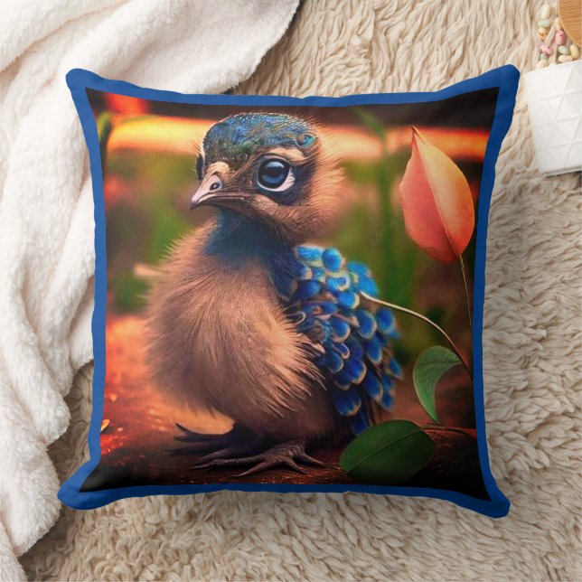 BABY PEACOCK KISSEN (Decke)