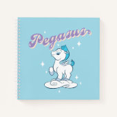 Baby Pegasus Notebook Notizblock (Vorderseite)