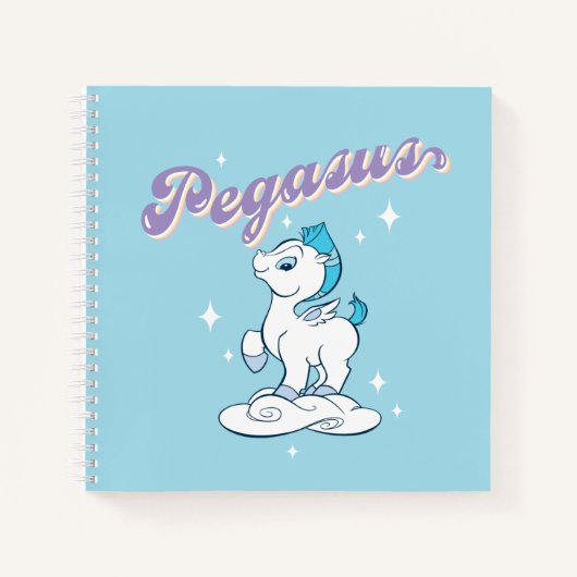 Baby Pegasus Notebook Notizblock (Vorderseite)
