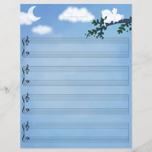 Baby Pegasus Piano Music Stationäre Grand Staff