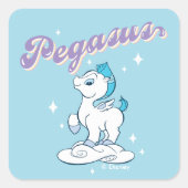 Baby Pegasus Square Sticker (Vorderseite)