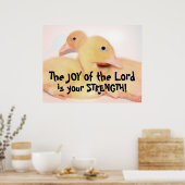 Baby Pekin Duck Duckling Bird Animal Pet Poster (Küche)