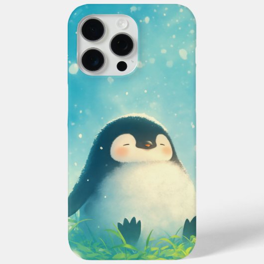 Baby Penguin Chilling Case-Mate iPhone Hülle (Rückseite)