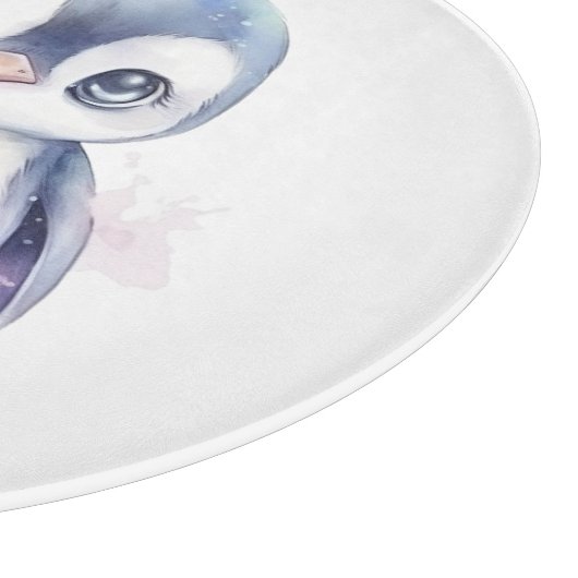 Baby Penguin Cutting Board Schneidebrett (Ecke)