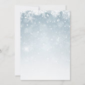 Baby Penguin mit Maske Baby Dusche by Mail Einladung (Rückseite)