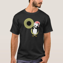 Baby Penguin mit Tuba T-Shirt