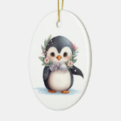 Baby Penguin Ornament - Niedlicher Winterurlaub (Links)