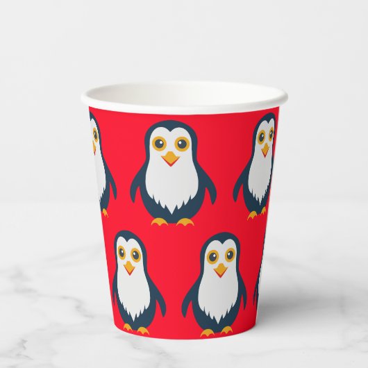 Baby Penguin Pappbecher (Rückseite)